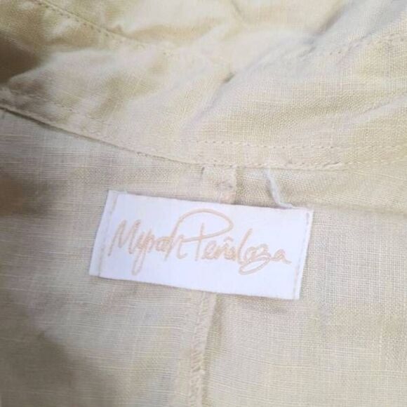 Myrah Penaloza Mars Playsuit  in tan missing waist tie! - Picture 3 of 6